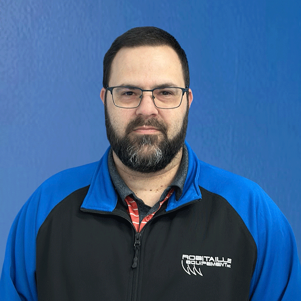 Sylvain Leclair, employé chez Robitaille Équipement